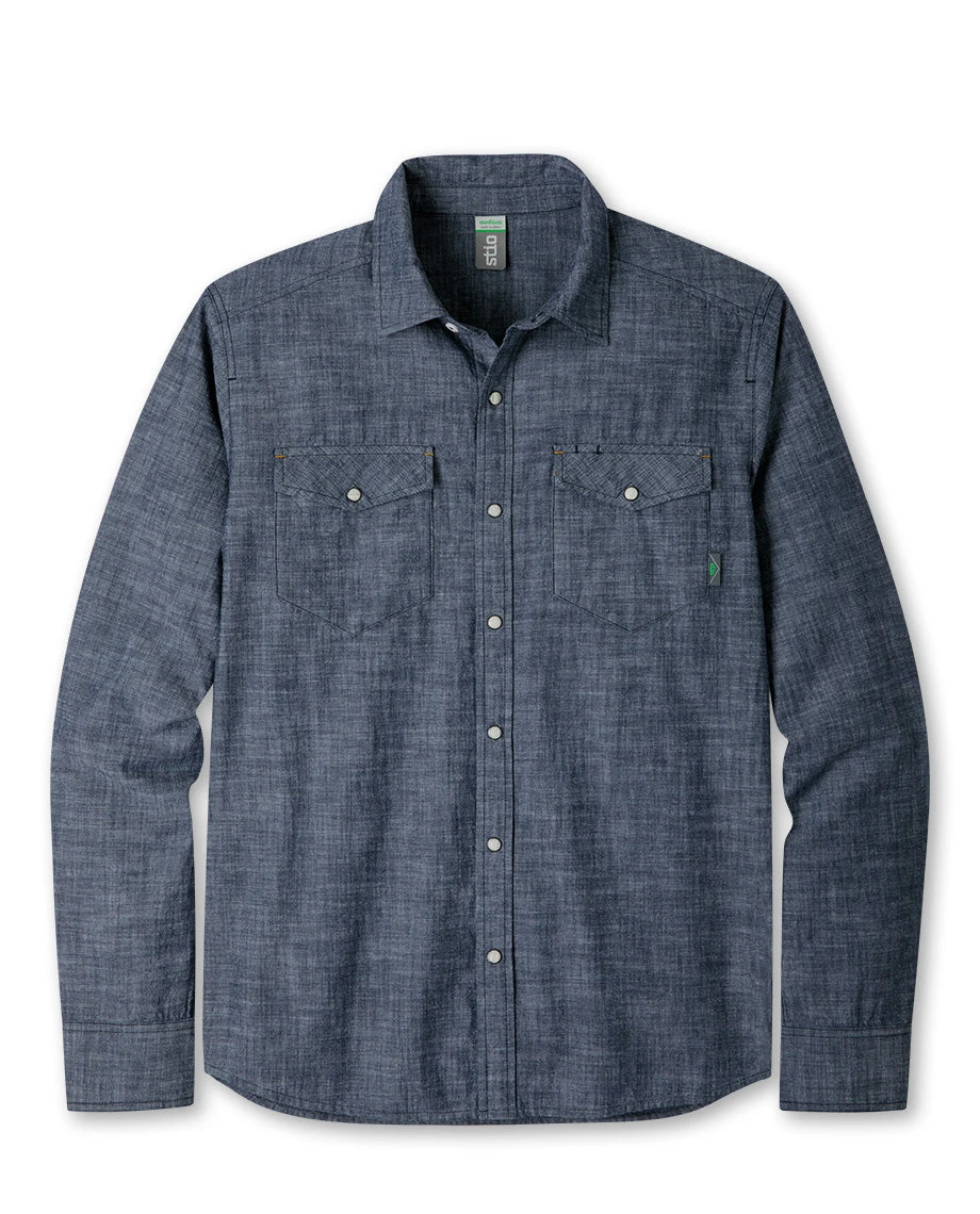 Best Pirce 👏 Stio Men's Ashton Chambray 👕 Shirt 😉 1 Best Pirce 👏 Stio Men's Ashton Chambray 👕 Shirt 😉