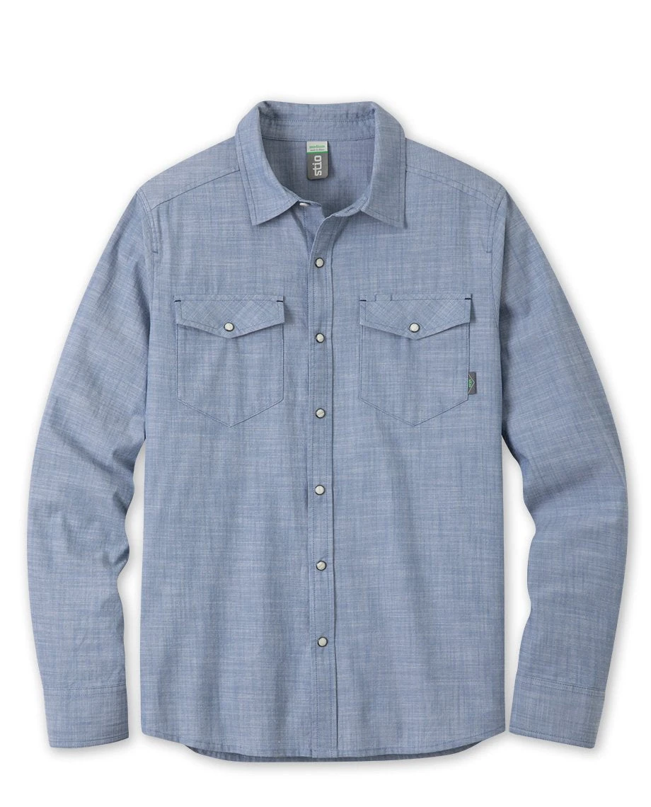 Wholesale 👏 Stio Men's Ashton Chambray 👚 Shirt - Past Season 🛒 8 Wholesale 👏 Stio Men's Ashton Chambray 👚 Shirt - Past Season 🛒 - Image 8
