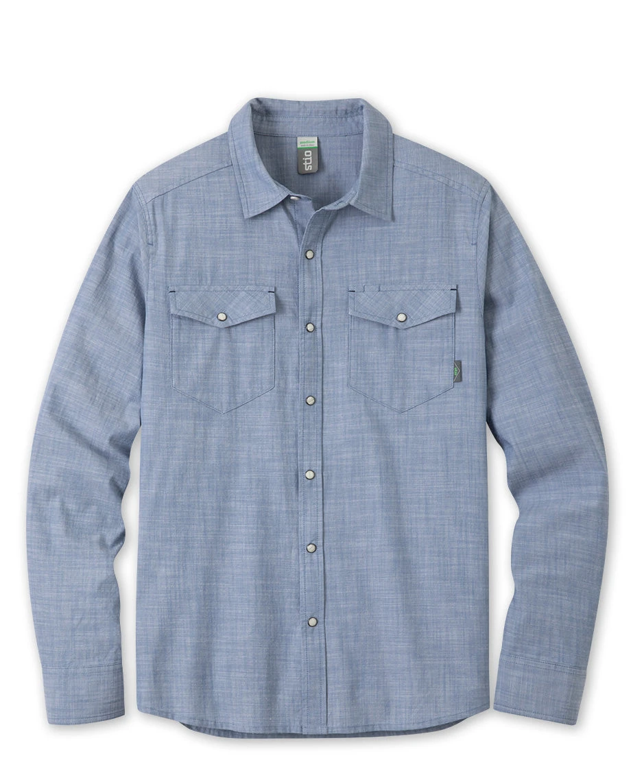 Best Pirce 👏 Stio Men's Ashton Chambray 👕 Shirt 😉 7 Best Pirce 👏 Stio Men's Ashton Chambray 👕 Shirt 😉 - Image 7