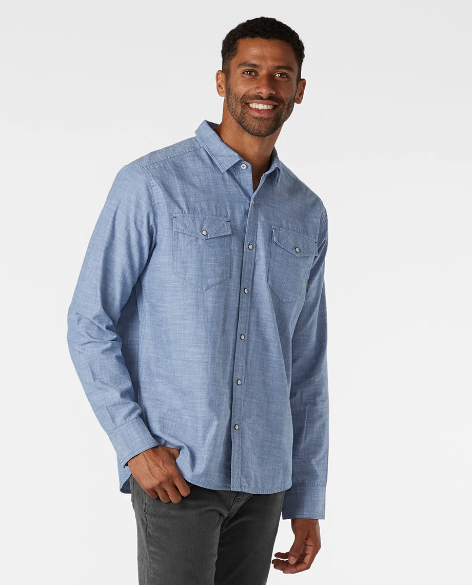 Wholesale 👏 Stio Men's Ashton Chambray 👚 Shirt - Past Season 🛒 9 Wholesale 👏 Stio Men's Ashton Chambray 👚 Shirt - Past Season 🛒 - Image 9