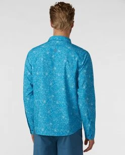 Budget 💯 Stio Men's CFS 👚 Shirt 🧨 43 Budget 💯 Stio Men's CFS 👚 Shirt 🧨 -Stio Sales Shop M CFS Shirt Rapid Blue Floral 3