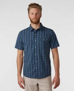 New 🛒 Stio Men's Curtis Camp 👕 Shirt SS 🤩 36 New 🛒 Stio Men's Curtis Camp 👕 Shirt SS 🤩 -Stio Sales Shop M Curtis Camp Shirt SS Mountain Shadow Plaid 1