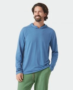 Discount ⌛ Stio Men's Divide Hooded Pullover 🎉 17 Discount ⌛ Stio Men's Divide Hooded Pullover 🎉 -Stio Sales Shop M Divide Hooded Pullover Sturdy Blue Heather 3 Top