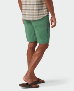 Hot Sale ❤️ Stio Men's Cut Bank Short 😍 -Stio Sales Shop M Drift Short Forest Canopy 4 Bottom
