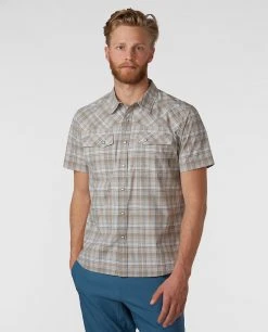 Budget ❤️ Stio Men's Eddy 👕 Shirt SS 👏 56 Budget ❤️ Stio Men's Eddy 👕 Shirt SS 👏 -Stio Sales Shop M Eddy Shirt SS Pebble Plaid 1