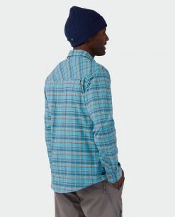 Hot Sale 🛒 Stio Men's Eddy Slope 👕 Shirt ✔️ -Stio Sales Shop M Eddy Slope Shirt Dusty Denim 4