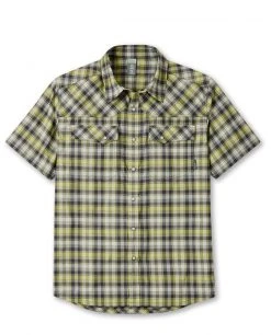 Budget ❤️ Stio Men's Eddy 👕 Shirt SS 👏 45 Budget ❤️ Stio Men's Eddy 👕 Shirt SS 👏 -Stio Sales Shop M SS Eddy Honeydew Plaid