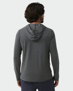 Coupon 💯 Stio Men's Tipton Tech Hooded Henley 🌟 39 Coupon 💯 Stio Men's Tipton Tech Hooded Henley 🌟 -Stio Sales Shop M Tipton Tech Hooded Henley Boundary Black Heather 3