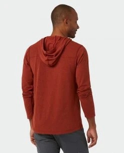 Coupon 💯 Stio Men's Tipton Tech Hooded Henley 🌟 24 Coupon 💯 Stio Men's Tipton Tech Hooded Henley 🌟 -Stio Sales Shop M Tipton Tech Hooded Henley Roasted Beet Heather 3