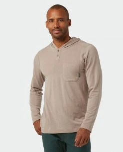 Coupon 💯 Stio Men's Tipton Tech Hooded Henley 🌟 28 Coupon 💯 Stio Men's Tipton Tech Hooded Henley 🌟 -Stio Sales Shop M Tipton Tech Hooded Henley Rodeo Dust Heather 1