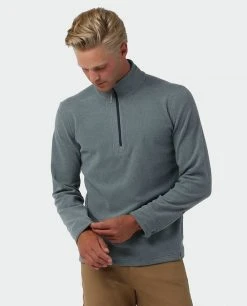 Best Pirce 🎉 Stio Men's Turpin Fleece Half Zip ⭐ 35 Best Pirce 🎉 Stio Men's Turpin Fleece Half Zip ⭐ -Stio Sales Shop M Turpin Fleece Half Zip Stormy Weather Heather 2