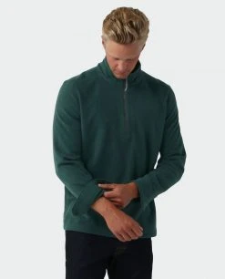 Best Pirce 🎉 Stio Men's Turpin Fleece Half Zip ⭐ 46 Best Pirce 🎉 Stio Men's Turpin Fleece Half Zip ⭐ -Stio Sales Shop M Turpin Fleece Half Zip Treeline Green Heather 2