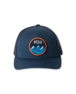 Best deal ❤️ Stio Circle Mountain Patch Trucker ⌛ -Stio Sales Shop Stio Circle Mountain Patch Trucker Hat Navy