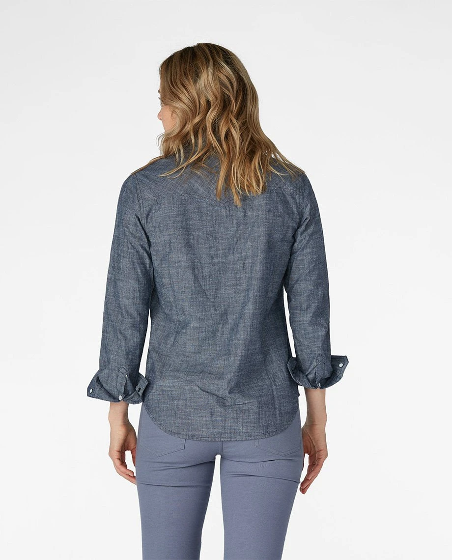 Best Pirce 👏 Stio Women's Ashton Chambray 👕 Shirt - Past Season 👏 18 Best Pirce 👏 Stio Women's Ashton Chambray 👕 Shirt - Past Season 👏 - Image 18