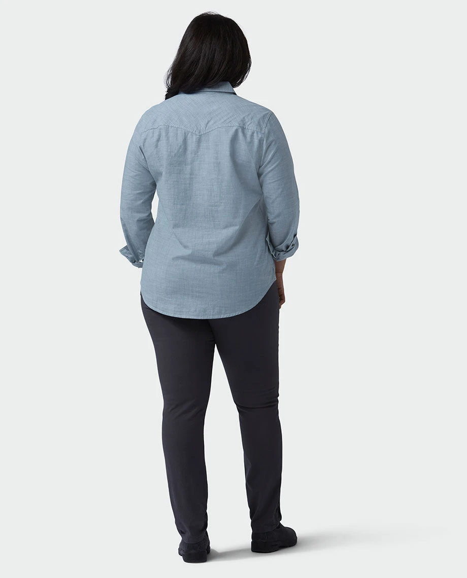 Hot Sale 👏 Stio Women's Ashton Chambray 👕 Shirt 😉 11 Hot Sale 👏 Stio Women's Ashton Chambray 👕 Shirt 😉 - Image 11