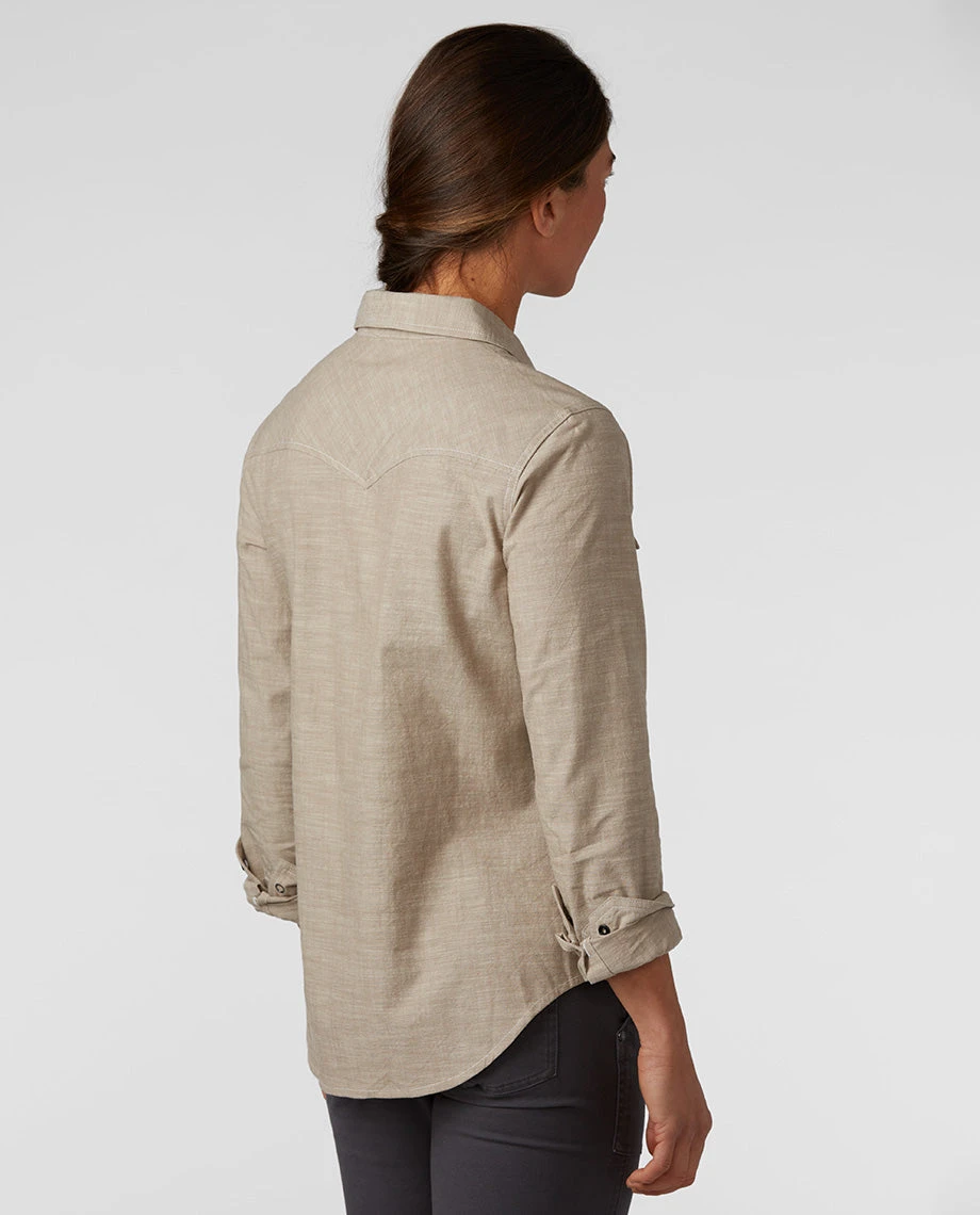 Best Pirce 👏 Stio Women's Ashton Chambray 👕 Shirt - Past Season 👏 9 Best Pirce 👏 Stio Women's Ashton Chambray 👕 Shirt - Past Season 👏 - Image 9