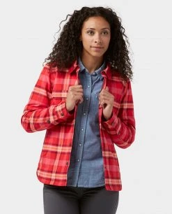 New 🥰 Stio Women's Buckhorn Insulated Snap 👚 Shirt 🎁 29 New 🥰 Stio Women's Buckhorn Insulated Snap 👚 Shirt 🎁 -Stio Sales Shop W Buckhorn Insulated Snap Shirt Risk Red Plaid 2