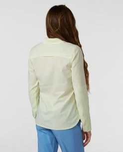 Flash Sale 🎁 Stio Women's Eddy Guide 👕 Shirt LS 🤩 -Stio Sales Shop W Eddy Guide Shirt Honey Dew 5