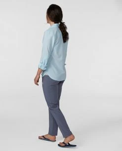 Flash Sale 🎁 Stio Women's Eddy Guide 👕 Shirt LS 🤩 -Stio Sales Shop W Eddy Guide Shirt Misty Cloud 6