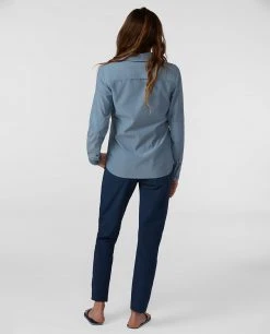 Flash Sale 🎁 Stio Women's Eddy Guide 👕 Shirt LS 🤩 -Stio Sales Shop W Eddy Guide Shirt River Shimmer 6