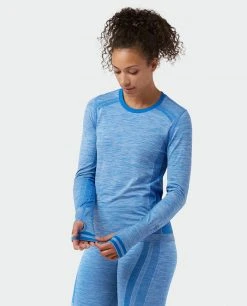 Outlet ✨ Stio Women's Basis® Seamless Tech Crew 🧨 26 Outlet ✨ Stio Women's Basis® Seamless Tech Crew 🧨 -Stio Sales Shop W Full Range Seamless Crew Wind River Blue Heather 2
