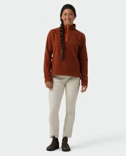 Hot Sale 🔥 Stio Women's Rawlins Shearling Fleece Half Zip 👏 34 Hot Sale 🔥 Stio Women's Rawlins Shearling Fleece Half Zip 👏 -Stio Sales Shop W Rawlins Shearling Fleece Half Zip Maple Brown 3