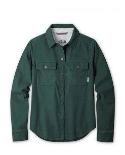 Promo 🎁 Stio Women's Saratoga Cord 👚 Shirt ⌛ 45 Promo 🎁 Stio Women's Saratoga Cord 👚 Shirt ⌛ -Stio Sales Shop W Saratoga Cord Shirt Treeline Green
