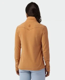 Budget 🤩 Stio Women's Turpin Fleece Half Zip ✨ -Stio Sales Shop W Turpin Fleece Half Zip Bourbon Heather 2
