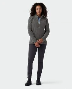 Budget 🤩 Stio Women's Turpin Fleece Half Zip ✨ -Stio Sales Shop W Turpin Fleece Half Zip Tap Shoe Heather 5