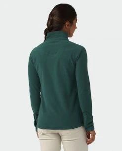 Budget 🤩 Stio Women's Turpin Fleece Half Zip ✨ -Stio Sales Shop W Turpin Fleece Half Zip Treeline Green Heather 2