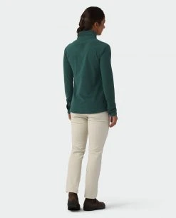 Budget 🤩 Stio Women's Turpin Fleece Half Zip ✨ -Stio Sales Shop W Turpin Fleece Half Zip Treeline Green Heather 4
