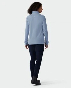 Budget 🤩 Stio Women's Turpin Fleece Half Zip ✨ -Stio Sales Shop W Turpin Fleece Half Zip Wind River Blue Heather 5